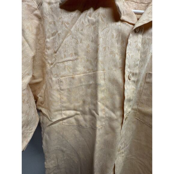 Vintage Sears Perma-Press Medium SHORT Sleeve SHIRT Wide Collar MADE IN JAPAN - Picture 5 of 11